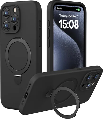 Miniatura 19 de CellEver Funda magnética fuerte para iPhone 14 Pro Max [para carga MagSafe] [protección de cámara] protección de alta resistencia, funda de silicona