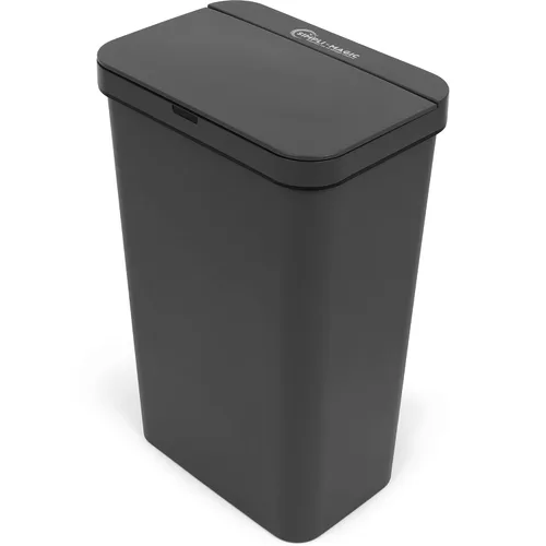 SIMPLI-Magic Cubo de basura rectangular con sensor de cocina de 13.2 galones / 50 litros, cubo de basura automático sin contacto con tapa de cierre