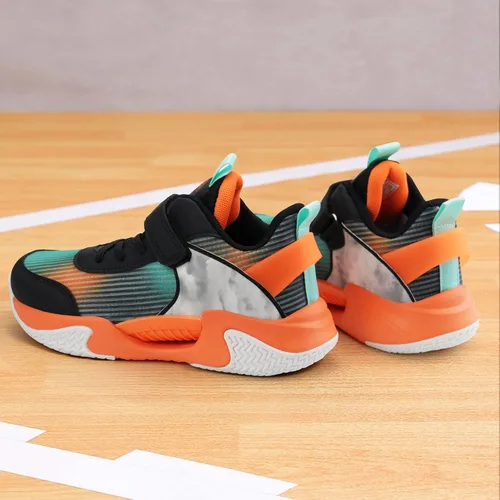 Miniatura 5 de brooman Zapatos de baloncesto para niños y niñas, zapatos deportivos antideslizantes para la escuela