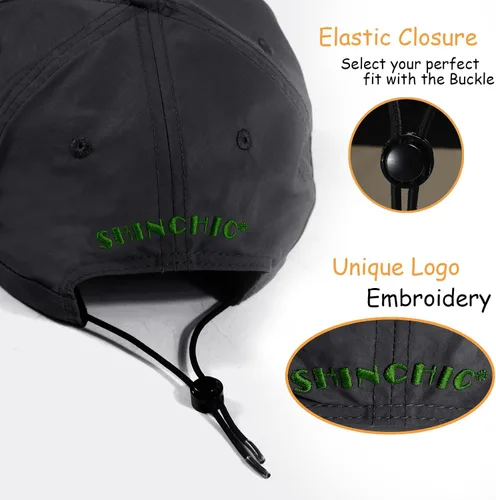 Miniatura 50 de Gorra de béisbol impermeable para hombre, sombrero de lluvia plegable para correr al aire libre, sombrero de pesca solar