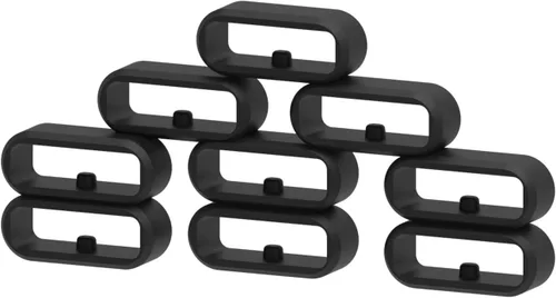 Miniatura 7 de FitTurn Banda Keeper compatible con Garmin Venu Sq/Vivoactive 3 Music/Vivomove/Vivomove HR Bandas de sujeción de repuesto anillo de silicona