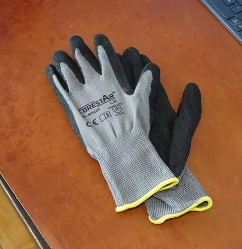Miniatura 6 de Corestar Safety - Guantes de trabajo de microespuma de nitrilo con revestimiento de palma de nailon sin costuras
