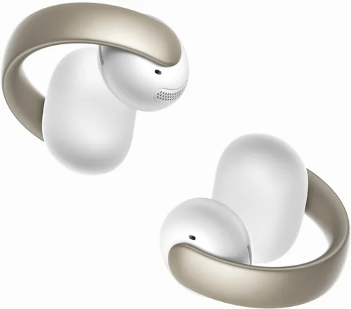 Soundcore AeroClip de Anker, Auriculares de oído abierto, Auriculares de clip, Comodidad adaptativa, Llamadas claras con 4 micrófonos y AI, Ajuste
