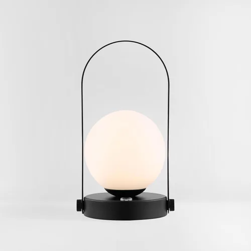 Miniatura 3 de SAFAVIEH Lighting Collection Meira - Lámpara de mesa LED recargable moderna negra