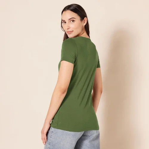 Miniatura 87 de Amazon Essentials Women's Regular-Fit Short-Sleeve Crewneck T-Shirt