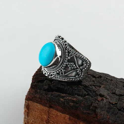 Miniatura 9 de 925 Sterling Silver Gemstones Statement Rings for Women & Girls