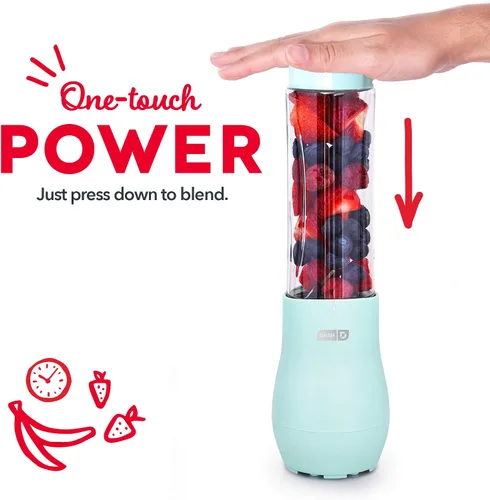 Miniatura 4 de Dash Mighty Mini Blender - Licuadora personal pequeña para batidos, batidos de proteínas y frutas congeladas con tapa de viaje, cuchillas de acero