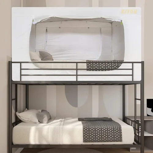 Miniatura 15 de RIYDH Tienda de Cama Twin XL Tienda de Dosel para Cama - Tienda de Ensueño Portátil para Niños y Adultos Tiendas de Dormir Interior 93%