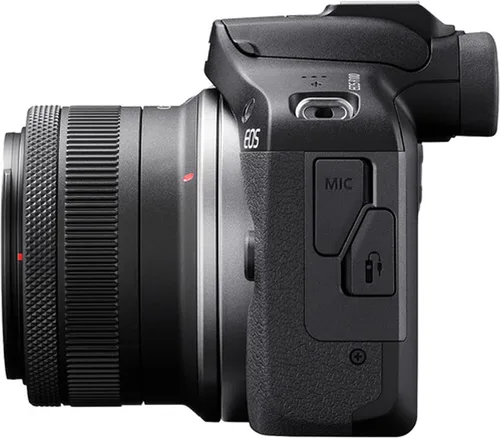 Miniatura 7 de Canon Cámara sin espejo EOS R100 con lente de 0.709-1.772 in + lente súper teleobjetivo de 16.535-31.496 in + mochila 100S + tarjetas de memoria