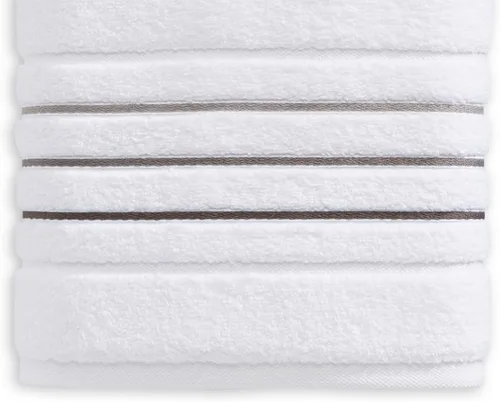 Miniatura 5 de Juego de toallas de baño, toalla blanca para baño, calidad de hotel y spa de lujo, 100% algodón. Incluye 2 toallas de baño grandes, 2 toallas