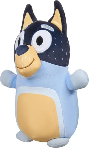 Miniatura 2 de Squishmallows Original Bluey Bandit HugMees de 10 pulgadas - Peluche oficial de Jazwares ultrasuave de tamaño mediano