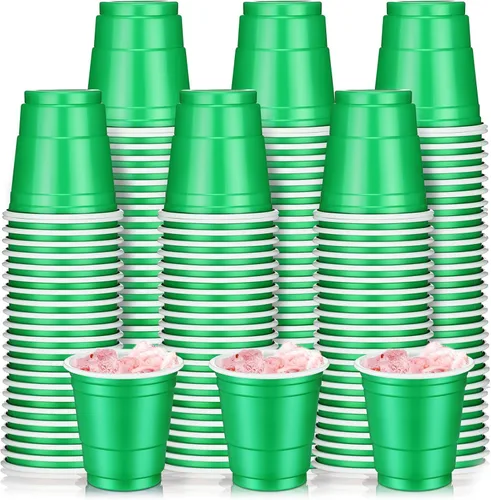 Miniatura 13 de Layhit Paquete de 200 vasos de chupito de plástico de 2 onzas, vasos desechables, vasos de boda, fiesta de cumpleaños, suministros para servir