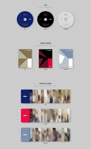 Miniatura 3 de BIGHIT Ent. ENHYPEN - Border : Carnival (2º Mini álbum) Álbum+Juego de tarjetas de fotos extra (ver. Down) (L200002158)