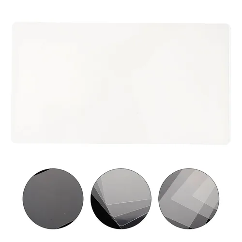 Miniatura 9 de EXCEART Tapete de impresión de bolígrafo 3D, tablero de dibujo transparente, paquete de 10 plantillas de 7.08 x 3.93 pulgadas para niños