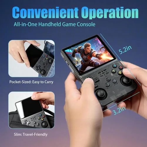 Miniatura 7 de R36S Consola de juegos portátil retro consola de juegos portátil retro consola de juegos retro precargada con juegos integrados consola emuladora