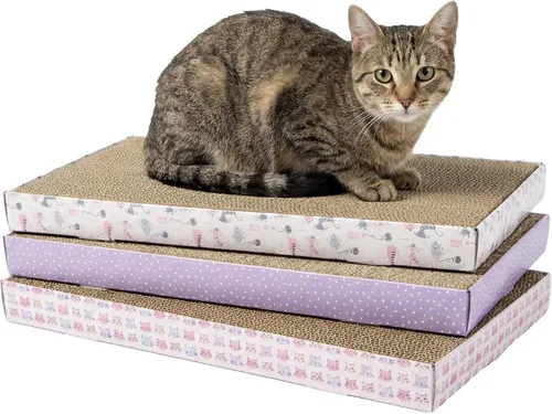 Miniatura 12 de Kitty City Clip rascador para gatos sobre la puerta – Soporte vertical para rascador para gatos – Protege muebles y puertas – Se adapta a la mayoría