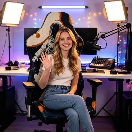 Miniatura 4 de Fundas para Sillas Gaming Fundas Deslizables, Impresión 3D Elástica Extensible para Asiento de Silla Gaming Reclinable de Computadora con Funda