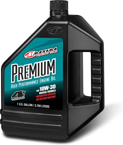 Miniatura 6 de Maxima Racing Oils 34901-2PK Premium4 10W40 Aceite para motor de motocicleta 1L Botella, 2-Pack