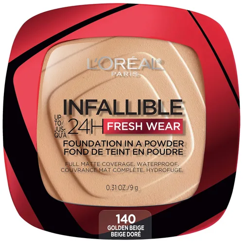 Miniatura 22 de L'Oreal Paris - Maquillaje base en polvo Infallible Fresh Wear, Porcelain 010 (porcelana 010), 0.31 onzas