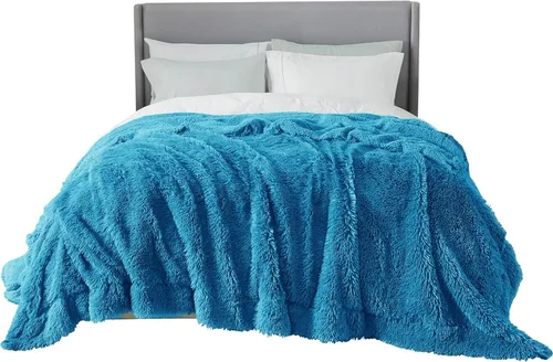 Miniatura 30 de Bedsure GentleSoft Manta de Tiro de Piel Sintética Esponjosa y Suave para Sofá, Forro Polar Sherpa Suave Regalos Acogedores para Mujeres, Manta