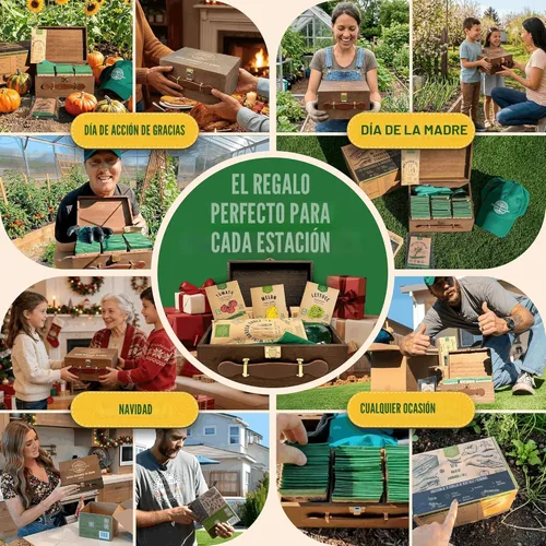 Miniatura 8 de Paquete variado de 75 semillas de verduras y verduras, kit de inicio de semillas de jardín, más de 44,700 semillas de reliquia sin OMG para plantar