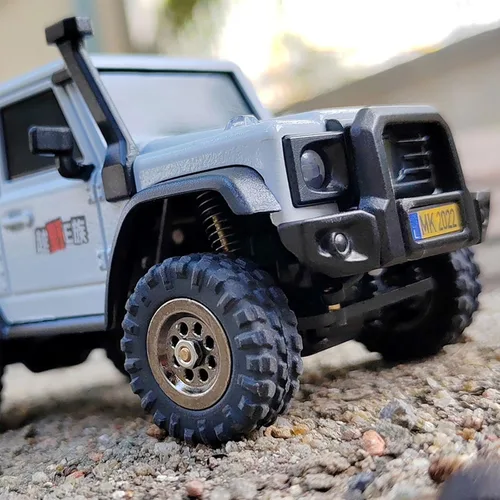 Miniatura 5 de LDARC 1:43 Escala Mini RC Crawler RTR RC Camión de Roca 4x4 2.4GHZ Grado de Pasatiempo Control Remoto Modelo de Vehículo RC Buggy, Viene con una
