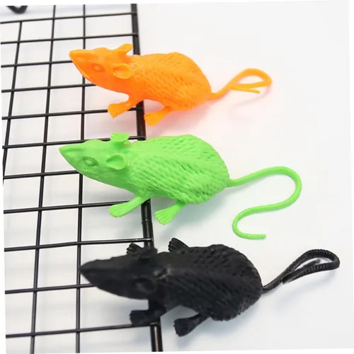 Miniatura 3 de 18Pcs Simulation Mice Halloween Props for Pranks and Decorations Realistic Fake Rat Playthings for