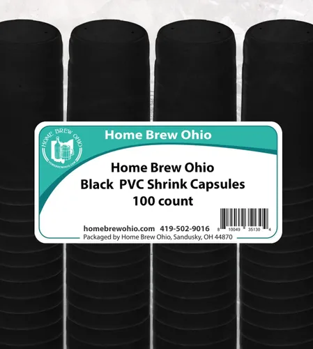 Miniatura 2 de Home Brew Ohio PVC Shrink Cápsulas 100 unidades (negro)