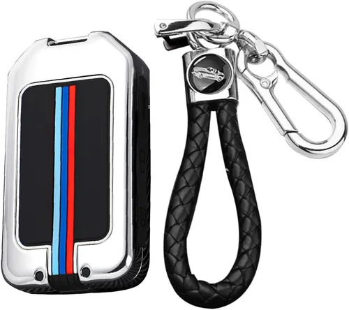 Miniatura 8 de Funda de protección para llavero Accesorios para Volvo XC90 XC60 XC40 S60 S90 V90 V60 Polestar 1 T5 T6 3 botón Negro
