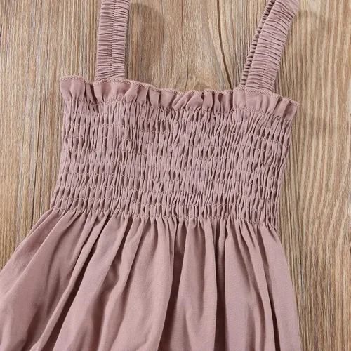 Miniatura 54 de Mameluco para bebés y niñas de 3, 6, 9, 12, 18 meses, enterizo de manga corta, fruncido, faldas y dobladillo, diadema