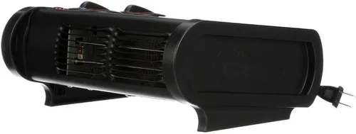 Caframo Calentador True North. Calentador de perfil bajo, silencioso y potente para el trabajo y el hogar. Negro, 11.25 x 8 x 5 pulgadas (9206CABBX)