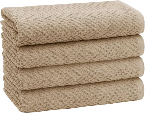 Miniatura 49 de COTTON CRAFT Sábanas de Baño con Tejido de Gofre - Juego de 2 Sábanas de Baño de Lujo Estilo Spa Europeo con Tejido de Gofre - Sábana de Baño de Gris