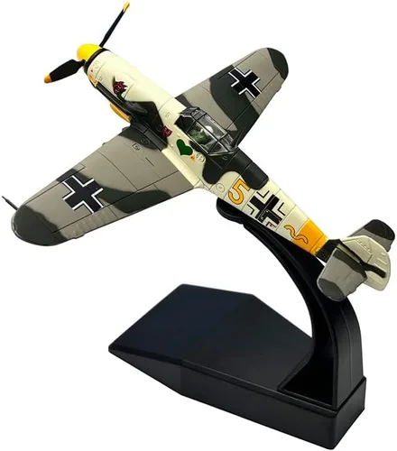 1/72 Escala WWII Alemán Messerschmitt BF109 Metal Fighter Modelo Militar Modelo Diecast Plane Modelo Regalo Ornamento Colección