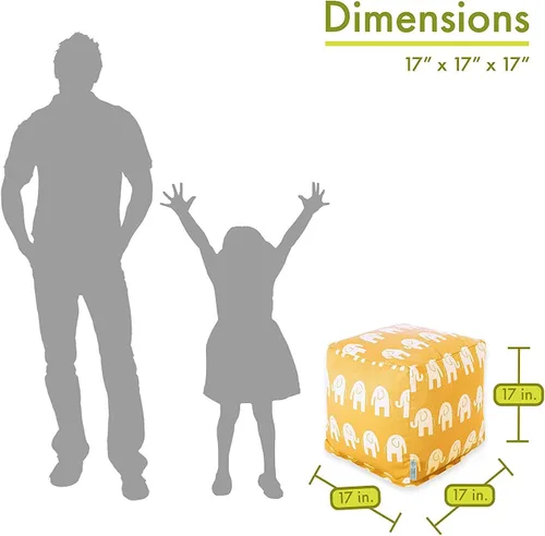 Miniatura 3 de Majestic Home Goods Cubo pequeño Ellie amarillo