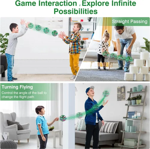 Miniatura 3 de Ciniffo Bola de orbe voladora 2025, juguete giratorio Boomerang controlado a mano, mini drone cósmico, juguete de globo cósmico, regalo genial