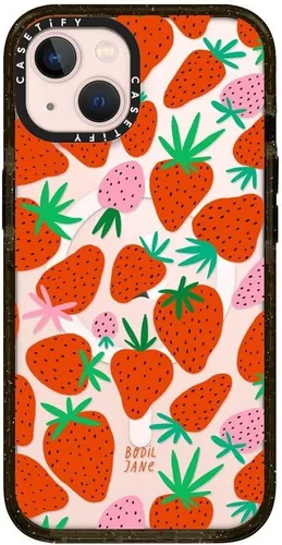 Miniatura 158 de CASETiFY Impact - Funda para iPhone 13 [protección contra caídas de 6.6 pies/compatible con Magsafe] Black Kingsnake, color negro transparente
