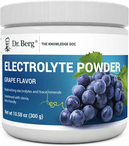 Miniatura 9 de Dr. Berg Zero Sugar Hydration Keto Electrolyte Powder - Mejorado con 1000 mg de potasio y sal rosa real del Himalaya (no sal de mesa) – Suplemento