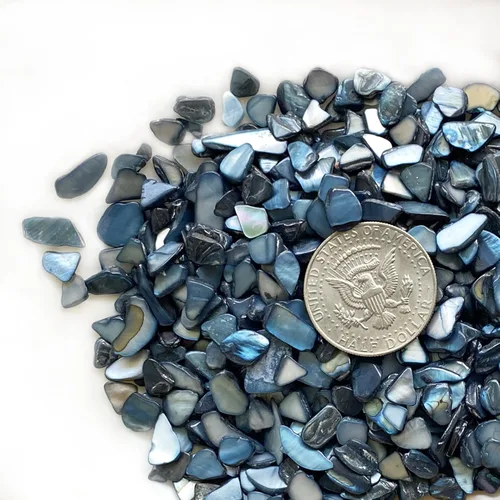 Miniatura 6 de Yew & Tulip Chips de conchas trituradas naturales, fragmentos de mosaico irregulares de madreperla de 32 onzas (2 libras) para decoración del hogar