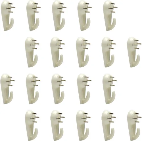 Miniatura 14 de MroMax Percha de pared dura para herrajes, sujetadores y ganchos, montaje en pared, gancho sin marcas, ganchos para marcos de fotos, 100