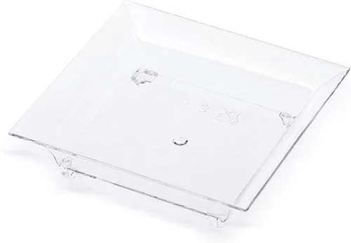 Miniatura 6 de Kingrol 150 platos de postre de plástico, mini mini platos cuadrados desechables para postres, aperitivos, salsas, degustaciones