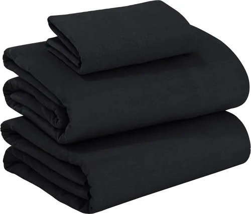 Miniatura 31 de RUVANTI Juego de sábanas de franela 100% algodón tamaño matrimonial - 4 piezas, cálidas, suaves y transpirables, con bolsillo profundo, ropa de cama