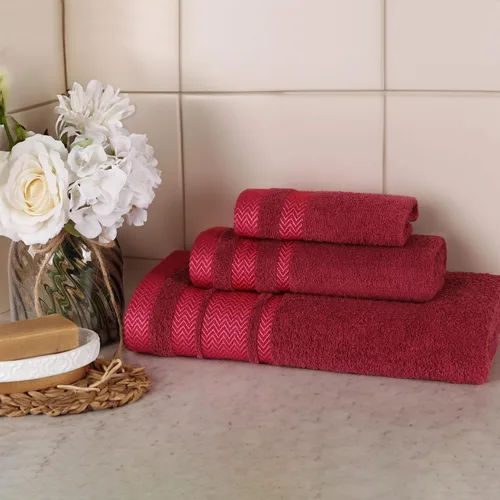 Miniatura 2 de Superior Juego de toallas de algodón de 9 piezas, toallas absorbentes suaves de felpa, artículos esenciales de baño, ducha, lujo, esponjosas