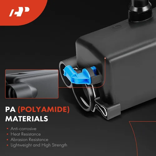 Miniatura 3 de Tanque de recuperación de expansión de refrigerante del motor A-Premium - Con sensor y tapa [DOHC, 6Cyl 2.2 2.5 2.8 3.0L] Compatible con BMW