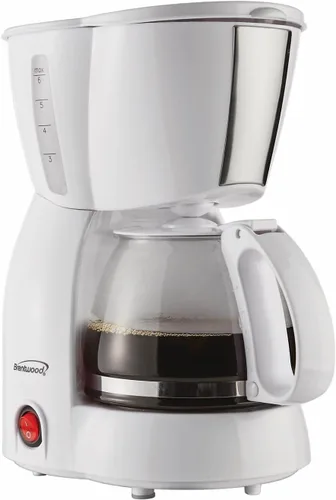 Miniatura 3 de Brentwood Cafetera de 4 tazas (blanco)
