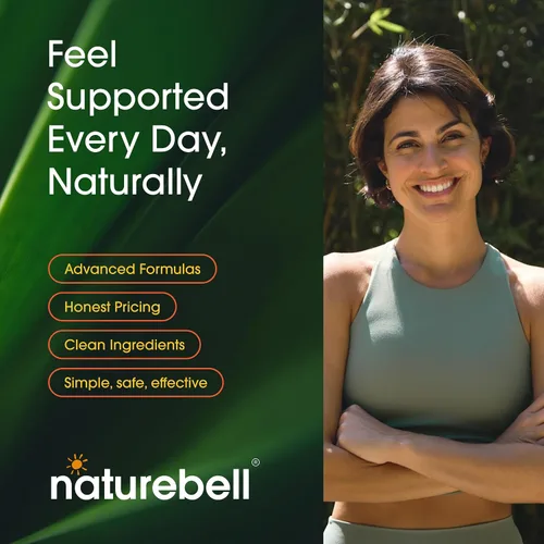 Miniatura 8 de NatureBell L Metilfolato 15 mg (5-MTHF) con metil B12 1000mcg, 180 cápsulas vegetarianas Acción dual de alta potencia para apoyo energético
