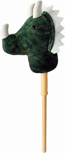 Miniatura 7 de Ponyland: Animal de palo de música, dinosaurio verde, botón de música, palo resistente de dos piezas con cabeza de animal de felpa suave colorida