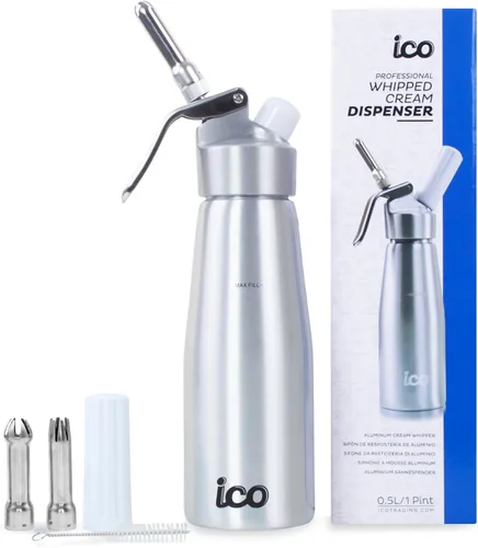 Impeccable Culinary Objects (ICO) batidor de crema profesional de aluminio, Plateado