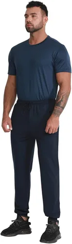 Miniatura 5 de RPOVIG Pantalones deportivos para correr y entrenar pantalones deportivos para hombre con bolsillos, juego de 3 piezas para correr, gimnasio