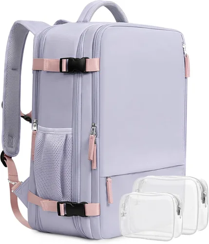 Miniatura 12 de Mochila de Mano Aprobada por Aerolíneas Beraliy para Hombres y Mujeres, Verde menta, X-Grande, Mochilas de viaje