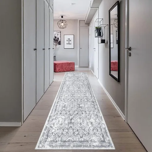 Miniatura 88 de Vaukki - Alfombra de pasillo, suave y peluda, alfombra antideslizante lavable, para lavandería, cocina, granja, baño, entrada y dormitorio